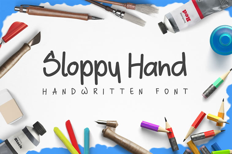 hand script font free