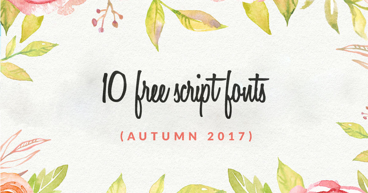 free script fonts download