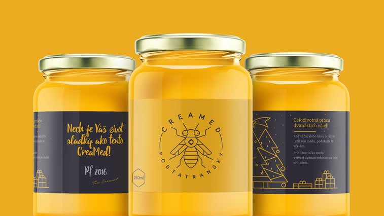 Beautiful honey packaging design for your inspiration