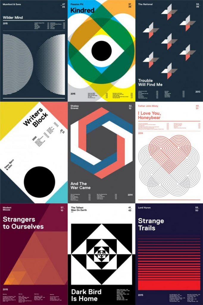 Inspiring Use of Geometry in Graphic Design